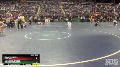 2A 106 lbs Cons. Round 2 - Janaksel Perez, Southwestern Randolph vs Isaac Powell, Lincolnton