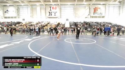 138 lbs Cons. Round 3 - Oscar Brotherton, Crown City Wrestling Club vs Damien Cedri, Gowanda Wrestling Club