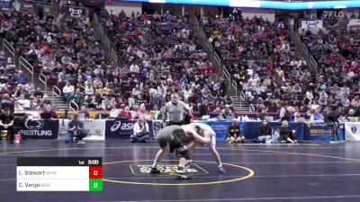 127 lbs Semifinal - Logan Stewart, Reynolds vs Chris Vargo, Bentworth