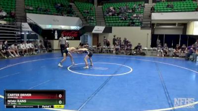 108 lbs Semifinals (16 Team) - Carter Driver, Ranburne vs Noah Rains, St James