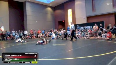 55 lbs Quarterfinal - Weston Myers, Pawhuska vs Asher Garretson, Untouchables