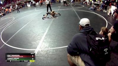 50 lbs Cons. Round 2 - Colt Thompson, Nebraska Elite Wrestling Club vs Corrick Bruns, Syracuse Mat Club