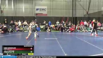 95 lbs Quarterfinals (8 Team) - Jon Gonzalez, Iowa Gold vs Axle Ritchie, Tennessee Red