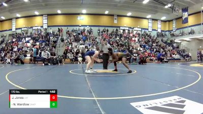 170 lbs. Cons. Semi - Nevaeh Wardlow, Oak Park vs Jayla Jones, Lafayette (Wildwood)