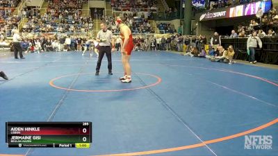 285 lbs 7th Place Match - Aiden Hinkle, Lisbon vs Jermaine Gisi, Beulah-Hazen