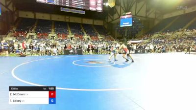 170 lbs Rnd Of 128 - Erik McCown, California vs Tyler Secoy, Georgia