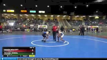106 lbs Quarterfinals (8 Team) - Michael Rasdal, 4A Mazama vs Mason Wolcott, 4A La Grande