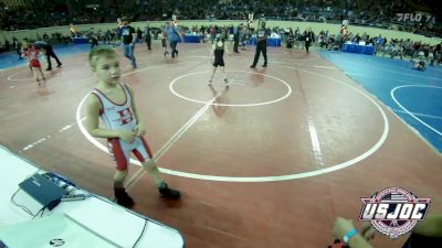 64 lbs Round Of 16 - Kord Walker, Hinton Takedown Club vs Sutter Oss, Oklahoma Wrestling Academy