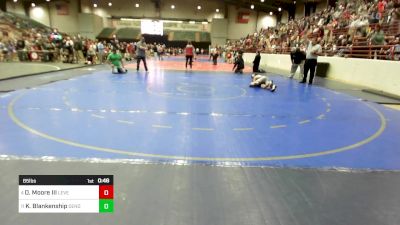 85 lbs Consi Of 8 #2 - David Moore III, Level Up Wrestling Center vs Kel Blankenship, Dendy Trained Wrestling