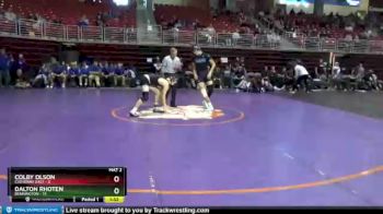 160 lbs Round 6 (8 Team) - Colby Olson, Cheyenne East vs Dalton Rhoten, Bennington