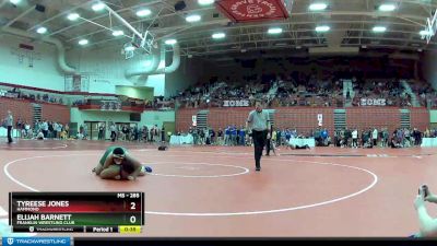 285 lbs Champ. Round 2 - Tyreese Jones, Hammond vs Elijah Barnett, Franklin Wrestling Club