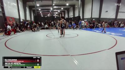 136 lbs Cons. Semi - Eli Saldana, FordDynastyWrestlingClub vs Nicolas Arzeta, Barlow Mat Club (DBA Barlow Wrestling)