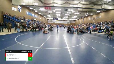 92 lbs Semifinal - Lyman Nau Rarick, Westlake vs Caleb Manheimer, West Jordan Jaguars