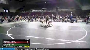67 lbs Placement - Timmery Condit, Bear Cave Wrestling Club vs Korvin Bayles, Team Utah