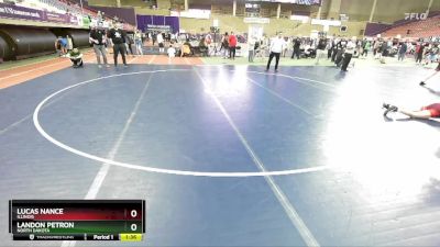 161-164 lbs Round 1 - Landon Petron, North Dakota vs Lucas Nance, Illinois