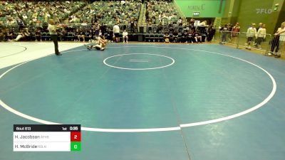 120 lbs Consi Of 64 #2 - Hanks Jacobson, American Fork vs Hunter McBride, Ridgeline