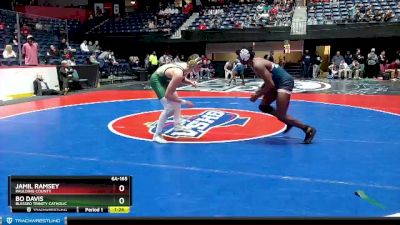 6A-165 lbs Champ. Round 1 - Bo Davis, Blessed Trinity Catholic vs Jamil Ramsey, Paulding County