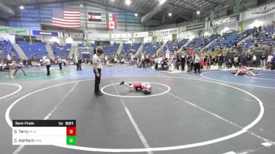 58 lbs Semifinal - Greyson Terry, NE Boyz vs Chance Ashford, Grindhouse WC