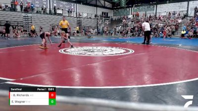 52-58 lbs Semifinal - Blakley Richards, Sandwich Little Indians vs Ethan Wagner, Alber Athletics