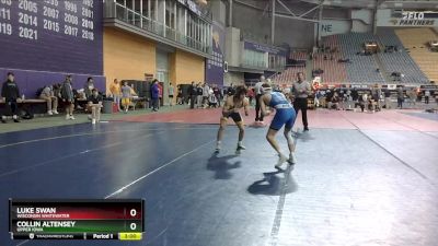 157 lbs Cons. Round 3 - Luke Swan, Wisconsin Whitewater vs Collin Altensey, Upper Iowa