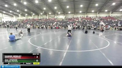 42 lbs 3rd Place Match - Dax Atwood, Southern Utah Elite vs Xander Merkley, Uintah Jr High Wrestling