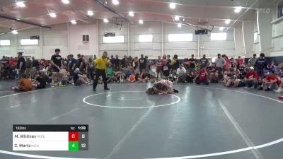 132 lbs Pools - Mason Whitney, Rebellion vs Calvin Martz, Michigan Mayhem