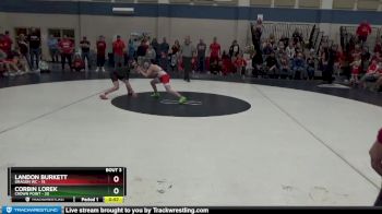 78 lbs Placement (4 Team) - Corbin Lorek, Crown Point vs Landon Burkett, Dragon WC