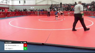 132 lbs Final - Morgan Pennimpede, Gloucester vs Rileigh Fagan, Bristol-Plymouth