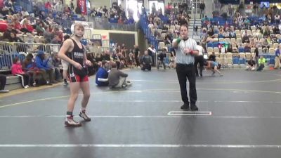 108 lbs Quarterfinal - Cayden Boedecker, Warhawks vs Matteo Helton, MD Maniacs