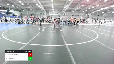 170 lbs Round Of 16 - Braidon Woodward, NY vs Kendall Drake, MI