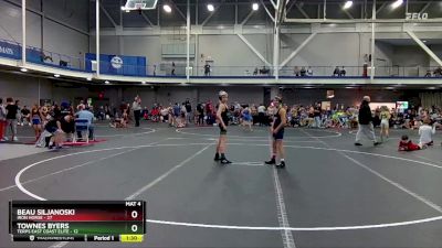 84 lbs Round 4 (8 Team) - Beau Siljanoski, Iron Horse vs Townes Byers, Terps East Coast Elite