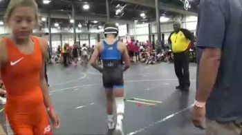 96 lbs Semis & 1st Wrestleback (8 Team) - Lincoln Hinchman, Olympia Red vs Rilynn Younker, Ares