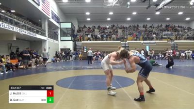 184 lbs Consi Of 16 #1 - Jack McGill, Columbia vs Dustin Gue, Clarion