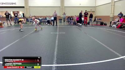 72 lbs Round 4 (6 Team) - Landen Reffner, Xtreme Team vs Benton Bassett III, Glasgow WA