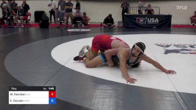 79 kg Cons Semis - William Henckel, Blairstown Wrestling Club vs Ethan DeLeon, Nebraska Wrestling Training Center