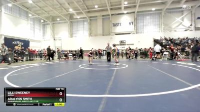 66-68 lbs Round 1 - Adalynn Smith, Warrenburg Wrestling Club vs Lilli Sweeney, NWAA