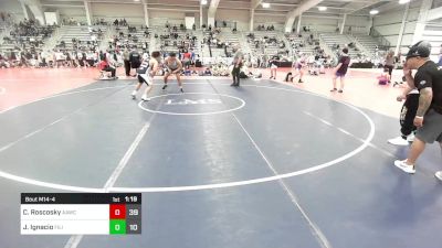 220 lbs Rr Rnd 1 - Cooper Roscosky, All American Wrestling Club vs Jaylen Ignacio, Filipe Trained Wrestling Academy