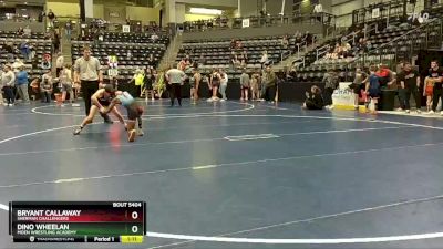 80 lbs Quarterfinal - Dino Wheelan, Moen Wrestling Academy vs Bryant Callaway, Sherman Challengers