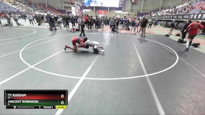 152 lbs 3rd Place Match - Vincent Robinson, IL vs Ty Koedam, IA