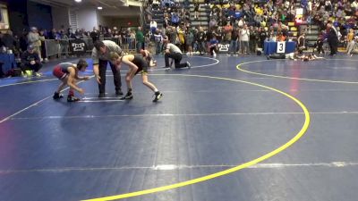 72 lbs Quarterfinal - Joey Myers, Portage vs Maddox Mehelic, All American