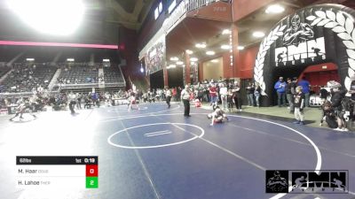 62 lbs Consolation - Maxton Haar, Douglas WC vs Halen Lahoe, Thermopolis WC