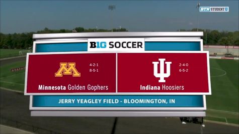 2018 Minnesota vs Indiana | Big Ten Womens Soccer