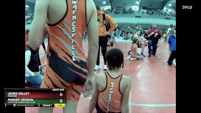 110B Quarterfinal - Parker Henson, Carthage Wrestling Club vs James Kelley, Missouri