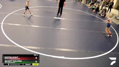 59 lbs Quarterfinal - Easton Schut, MN Elite Wrestling Club vs Beckett Kallman, WAA (Woodbury)