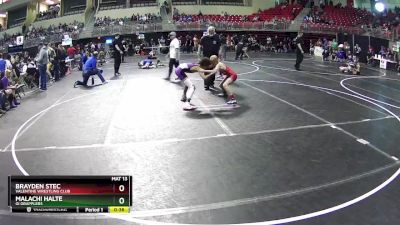 85 lbs Quarterfinal - Malachi Halte, GI Grapplers vs Brayden Stec, Valentine Wrestling Club