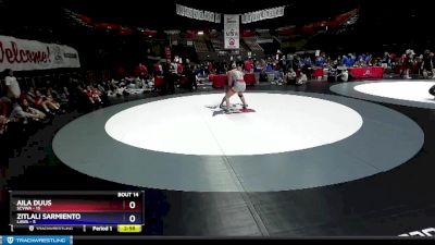 138 lbs Round 4 (12 Team) - Aila Duus, SCVWA vs Zitlali Sarmiento, LAWA