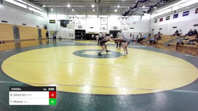 285D lbs Rr Rnd 1 - Brendan Gilchrist, Sacred Heart vs Tj Moore, Lehigh