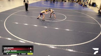 80 lbs Quarterfinals (8 Team) - Gabriel Gilman, LCWM vs Levi Baynes, Waconia