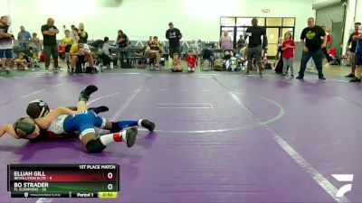 78 lbs Finals (2 Team) - Elijah Gill, Revolution Elite vs Bo Strader, FL Scorpions