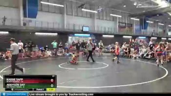 77 lbs Placement (4 Team) - Kassie Sapp, Black Mambas vs Addyson Day, Big Money Movin